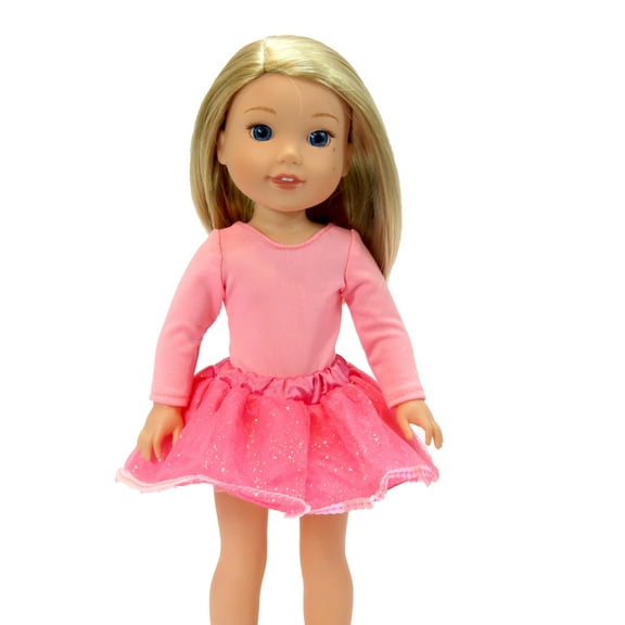 Sparking Pink Dance Outfit made for 14 inch dolls