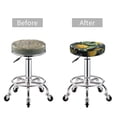 thumbnail image 5 of Fotbe Citrus Fruits Elegant Lemons Stool Covers Round,Waterproof Round Bar Stool Covers Bar Chair Covers Washable Stool Cushion Slipcover for 12-14 Inch Chair-12 inch, 5 of 7
