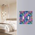 thumbnail image 4 of Yayeee Toggle Light Switch Wall Plate 3-Gang 6.37"x4.48" Decorative Outlet Cover, Colorful Starfish, 4 of 7