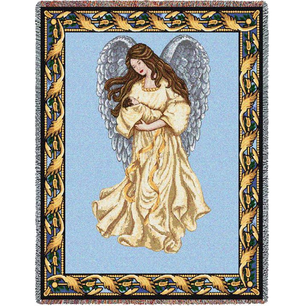 Guardian Angel and Baby 1 Blanket