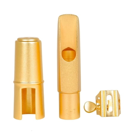 Yihuala Metal Sax Ligature Fastener with Brass Cap Lightweight Accessories Tenors Saxphone Clarinet Mouthpiece Clips Sets