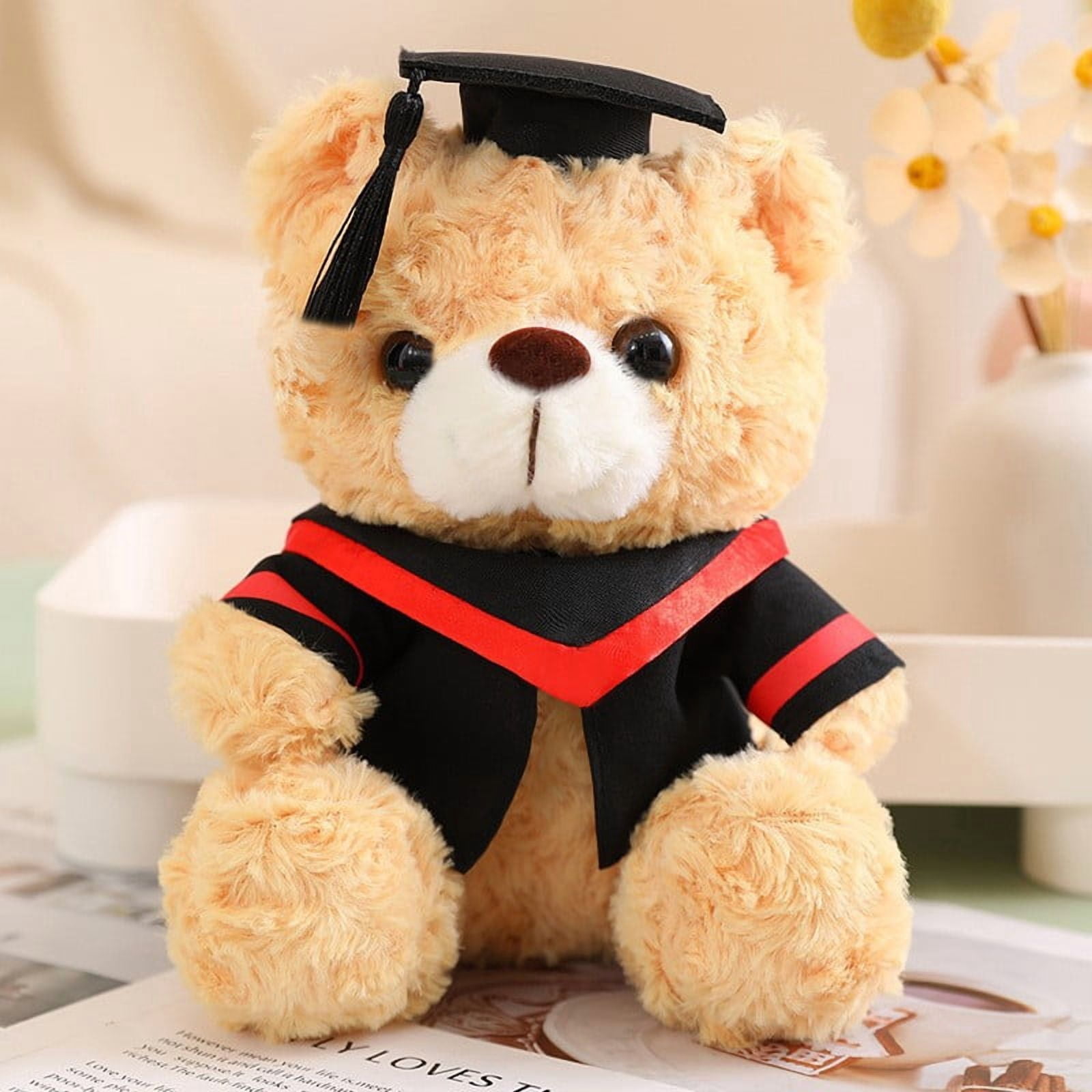 Aurorax Graduation Decorations 2026 Graduation Gifts for Him/Her Cap and Gown Class of 2026 Teddy Bear Graduation Stuffed Animals