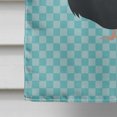 thumbnail image 4 of Carolines Treasures BB8159CHF Norfolk Black Turkey Blue Check Flag Canvas House, 4 of 4