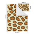 thumbnail image 5 of Leopard Print Duvet Cover and Pillowcase Set for Single Bedding, Bedroom Accessories for Kids Teens, 5 of 5