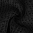 thumbnail image 4 of Women's Knitted Sweater Set Turtleneck Solid Color Thick Lapel Pullover Top, 4 of 6