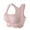 Pink, variant on Sngxgn Sports Bras for Women Padded Strappy Sports Bra Seamless Mid Impact Workout Crop Tops(Beige,L)