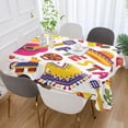 thumbnail image 5 of Coolnut Cinco De Mayo Fiesta Tablecloth Rectangle Colorful Table Cloth Large Square Table Cover for Dining Kitchen Party 60"x120" Decor Gift, 5 of 7
