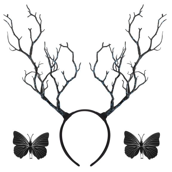 WEUVEB Branch Headband, Costume Hair Accessory, Antler for Women Cosplay Party Wear, 1 Set