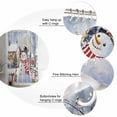 thumbnail image 6 of Snowman Christmas Waterproof Fabric Shower Curtain, Farmhouse Xmas Tree Snowflake Shower Curtain for Bathroom Curtains Bathtubs Hotel Washable Shower Curtains with 12 Hooks Standard 60x72, 6 of 6