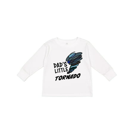 

Inktastic Dad s Little Tornado Gift Toddler Boy or Toddler Girl Long Sleeve T-Shirt