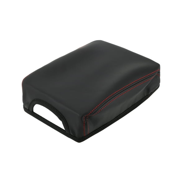Unique Bargains Car Center Console Lid Armrest Cover for Toyota Tacoma 16-20 Middle Console Pad Armrest Protector Anti-Scratch Black