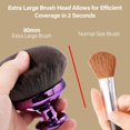 thumbnail image 3 of Brocha de maquillaje corporal EOICCEOH, extra grande, 90 mm, cabeza ancha, 3 of 7