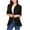 Black, variant on Light Weight Cardigans for Women Ruffle 3/4 Sleeve Open Front Cardigan Sweater Loose Casual Summer Outwear clearance sale prime Navy XXL