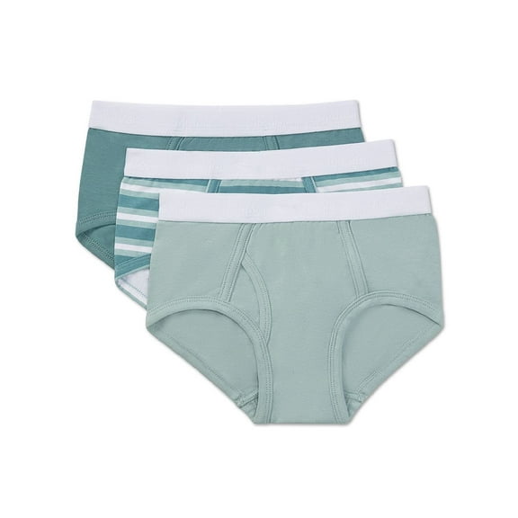 MeMoi Boys' 3 Pair Pack Stripes Multi Briefs - Boys - Male