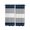 Navy blue gray, variant on Bedroom Curtains 63 Inches length, Navy Beige Striped Window Treatment Curtain Drapes, Gradient Geometric Blue White Rod Pocket Curtain Panels for Living Room Kitchen, 42"x63", 2 Panels