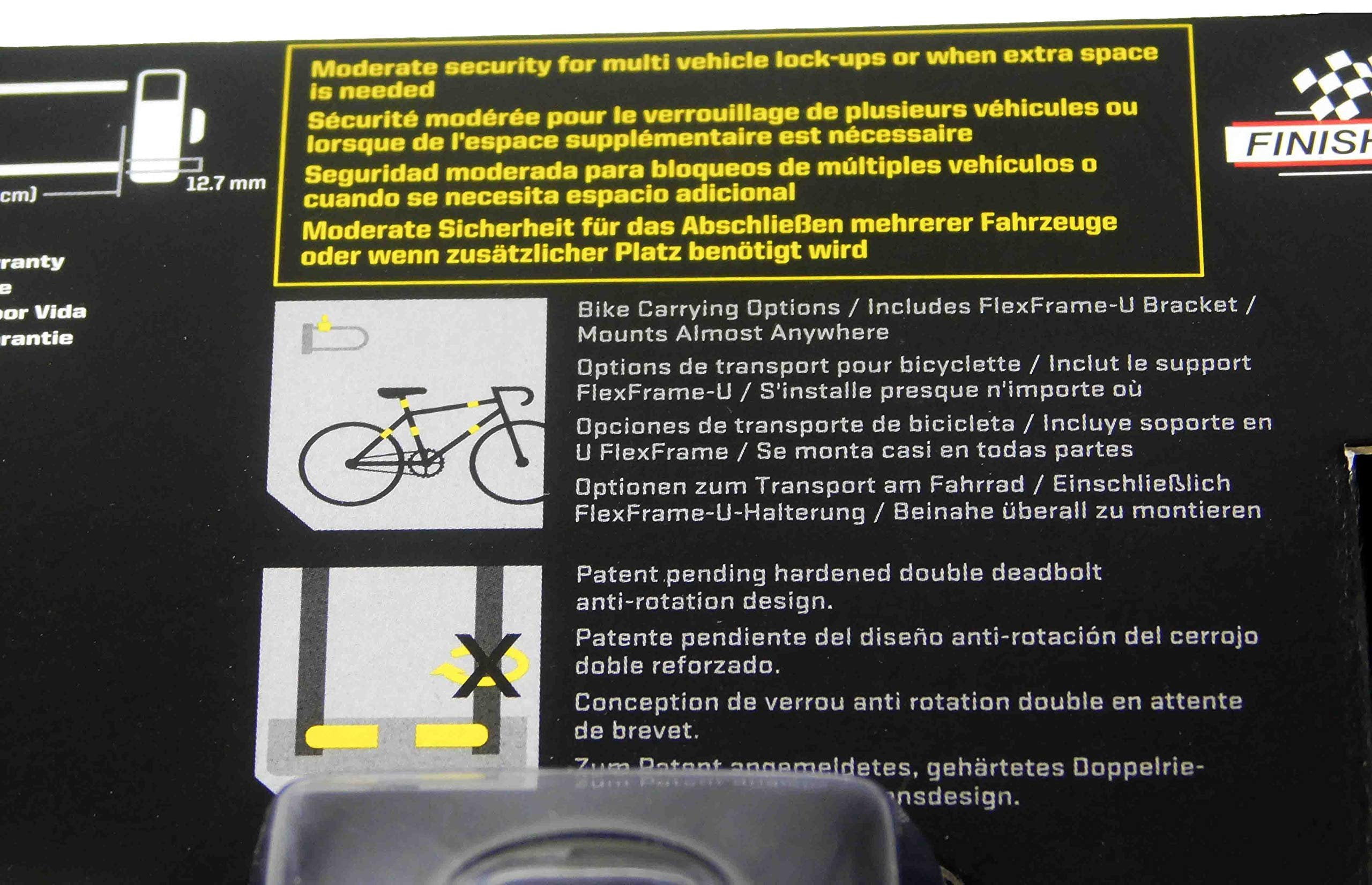 Kryptonite Kryptolok Series 2 LS Bicycle U-Lock 4-Inch x 11.5-Inch