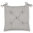 thumbnail image 1 of Bouclair Grey Chair Pad 15x15 in (38x38 cm), 1 of 7