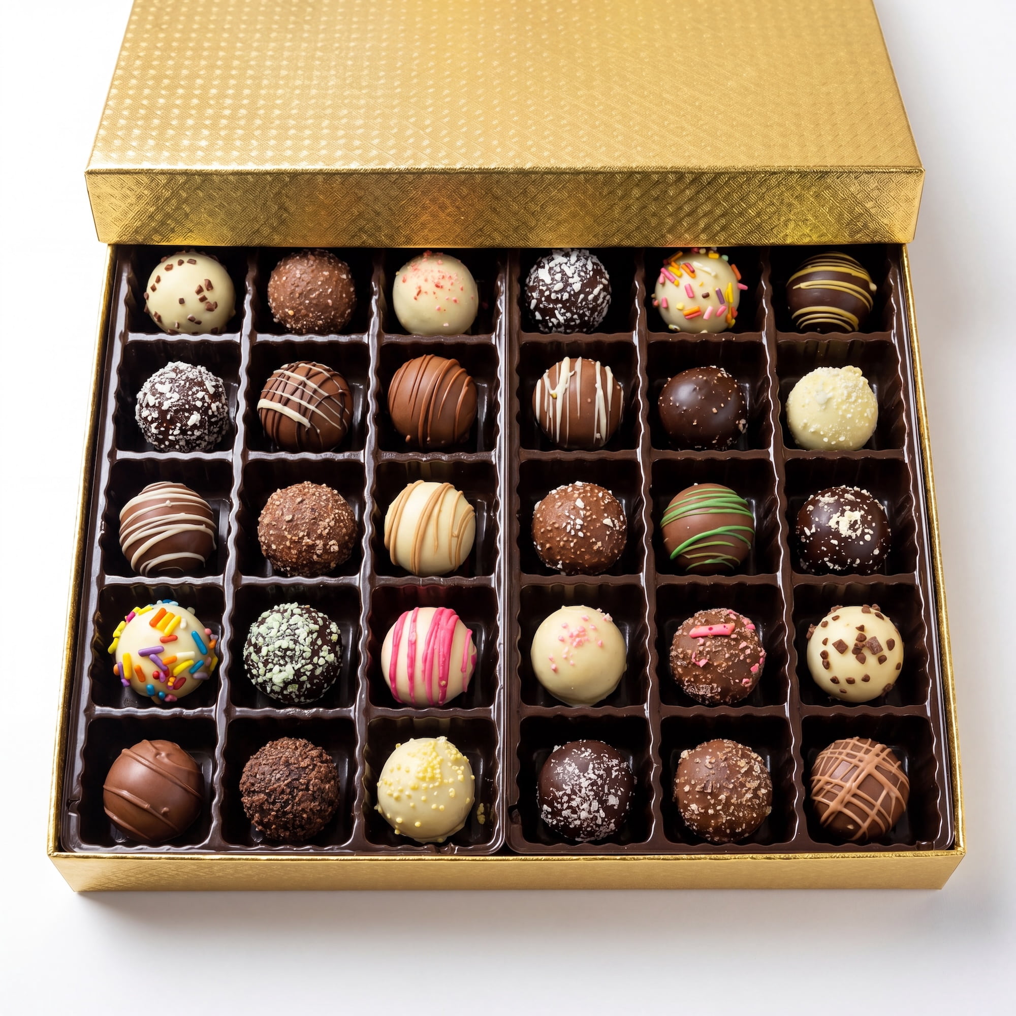 Sugar Plum Chocolates Chocolate Truffles Assorted Chocolates 30-Count 8 Oz