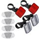 thumbnail image 1 of Piezas Reflectores de bicicleta Rueda de bicicleta delantera y trasera Reflectores de radios Soporte Reflectores de bicicleta Accesorios de bicicleta para ruedas de bicicleta de montaña. Afortunado Sencillez, 1 of 5