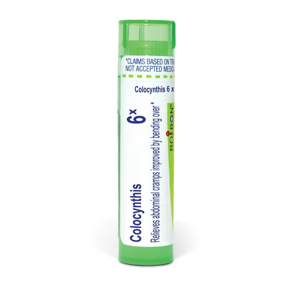 Boiron Colocynthis 6X, Homeopathic Medicine for Abdominal Cramps Improved By Bending Over, 80 Pellets