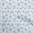 thumbnail image 1 of oneOone Cotton Silk Blue Fabric Floral Dress Material Fabric Print Fabric By The Yard 42 Inch Wide, 1 of 4