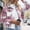 Pink, variant on Women's Plus Size Trendy Cropped Jacket with Checkered Pattern and Double Pockets for Fashionable Casual Use