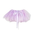 thumbnail image 3 of Womens Dresses Women Gauze High Waist Rainbow Fold Short Skirt Layered Tutu Dancing Skirt, 3 of 5