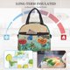 thumbnail image 4 of Easygdp Colorful Plants And Insects Caja de Almuerzo para Mujeres y Hombres, Bolsa de Almuerzo Insulada, Bolsas Reutilizables Impermeables para Viajes, Trabajo y Picnics, 4 of 7