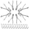 thumbnail image 3 of LOLIPPYY 20 Pcs Crochets pour Panneau Mural Organisateur Crochets en Métal Robustes pour Rangement, 3 of 6