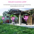 thumbnail image 3 of Lámpara de estaca de jardín impermeable para exteriores luz Solar de Ehuebsd flor de Clivia de simulación de paisaje de césped de tierra para decoración de jardín, 3 of 8