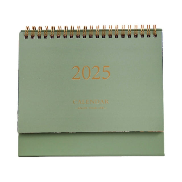 Desktop Calendar Stand Up Desktop Year Calendar Table Paper Calendar Daily Scheduler Monthly Pages Easel Calendar