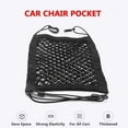 thumbnail image 6 of Car Seat Storage Mesh/Organizer Car Dog Barrier Back Seat Elastic Cargo String Net Pouch Holder for Bag Luggage Pets Kids Barrier Disturb Stopper（2-Lays）, 6 of 7