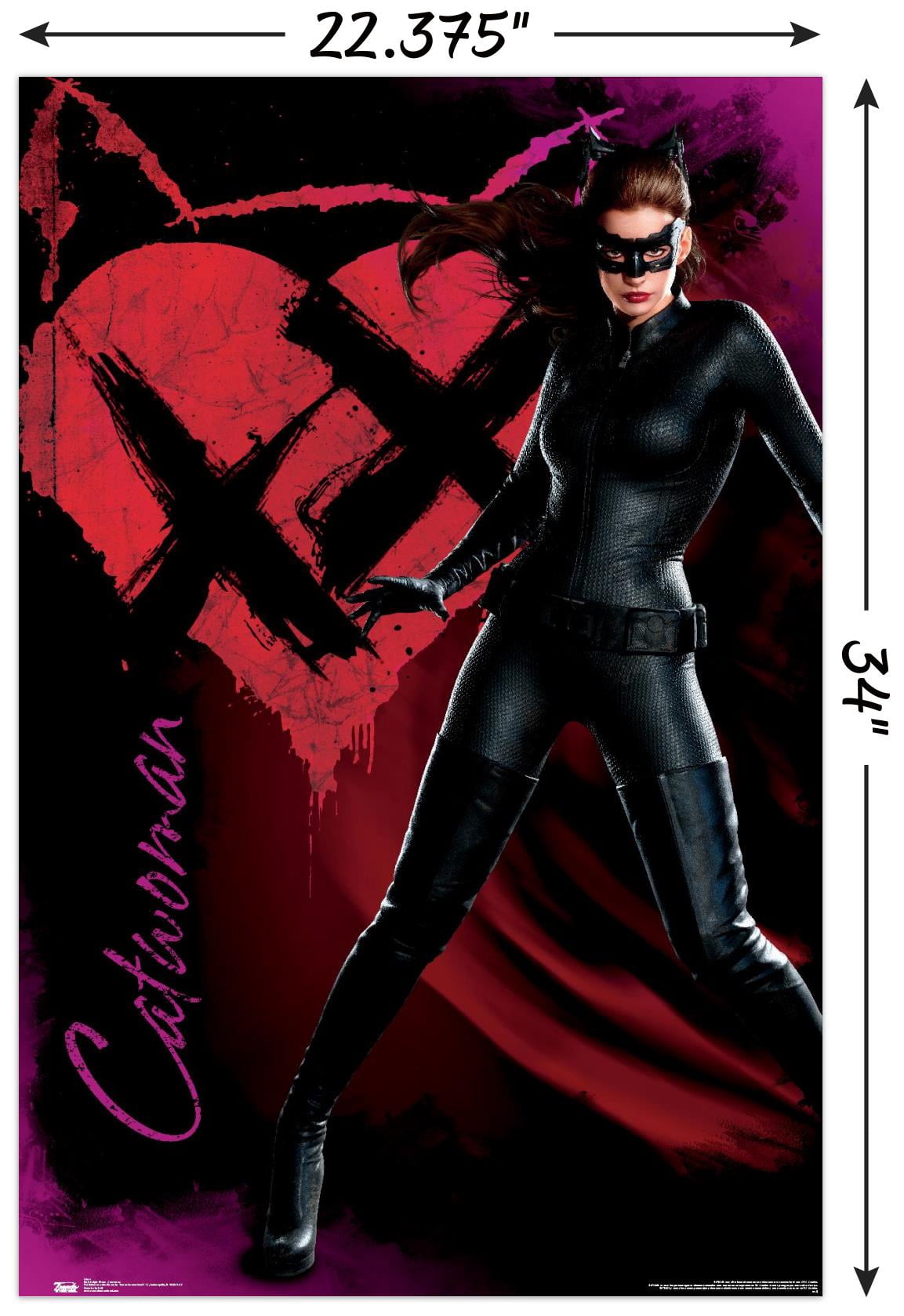 DC Comics Movie - The Dark Knight Rises - Catwoman Wall Poster, 22.375" x 34"