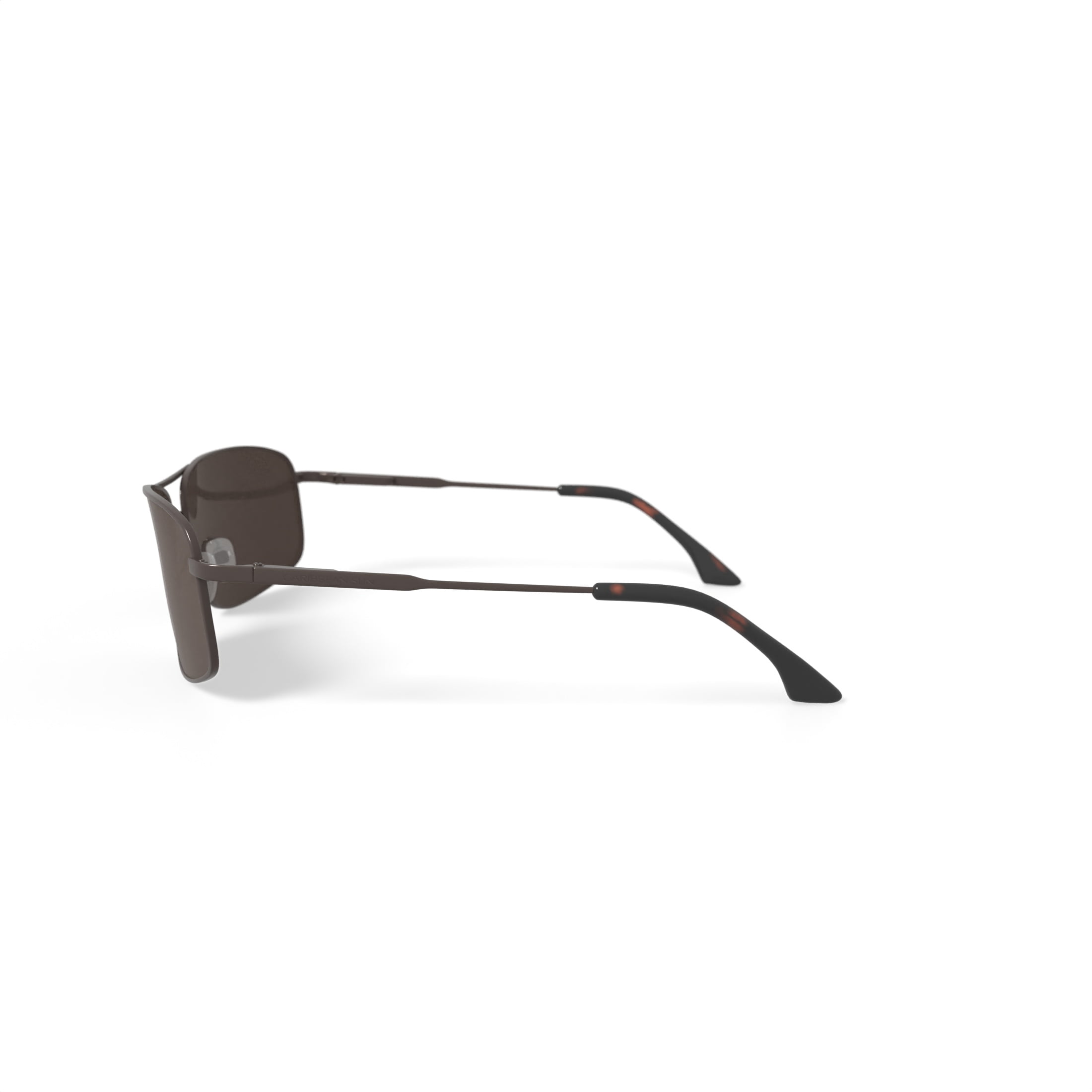 Caribbean Sun Rx'able Unisex Polarized Sport Sunglasses, Bahia, Matte Brown, 62-15-125