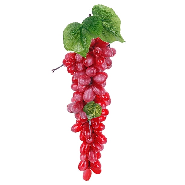 Uva artificial simulación fruta fotografía instantánea uva falsa boceto práctica utilería, rojo púrpura sidaley HA8461-01B