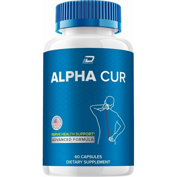 Alpha Cur Capsules – AlphaCur All Natural Glycogen Support, 1 Pack, 60 Capsules