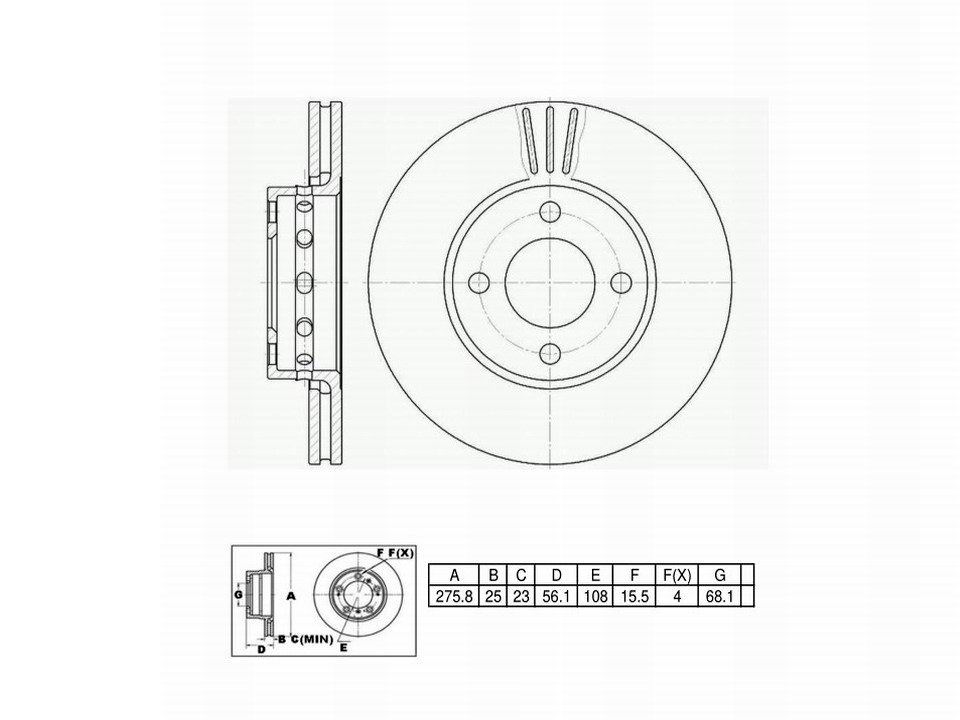Winstop Brake Rotor, Front WS233497, Audi Cabriolet 1998-1994