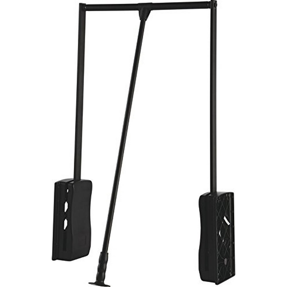 Hafele Pull Down Closet Rod, 26 lbs Load Capacity (Black PowderCoated
