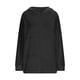 thumbnail image 4 of AUNVITO Women's Hooded Fleece Top Long Sleeve Solid Color Casual and Cozy Style, 4 of 9