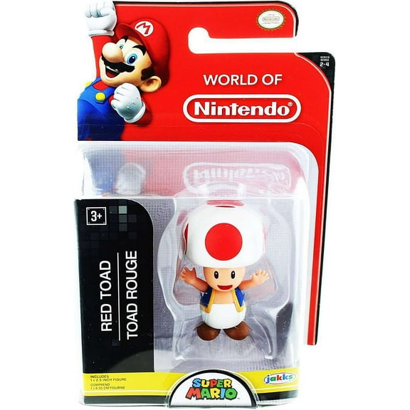 World of Nintendo Super Mario Toad Mini Figure