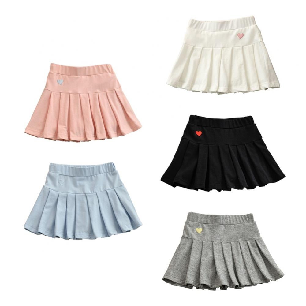 Baby Little Girls Fashion Mini Skirt Toddler Kids Pleated Skirt ...