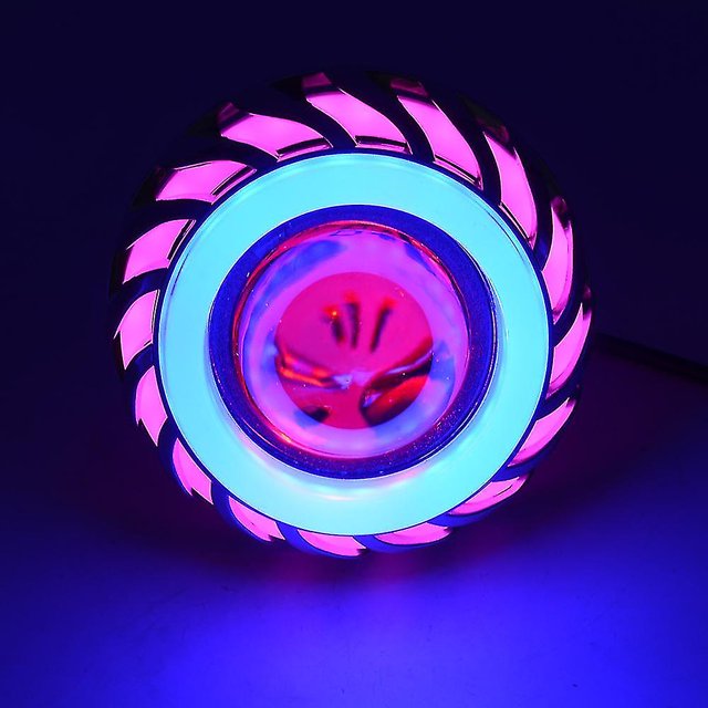 luz de lente 12v 30w 1200lm 200000h doble apertura rosa claro y azul