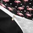 thumbnail image 4 of meiyoeat Pink Wild Flamingo Bedding,Tropical Animal Theme Duvet Cover Full For Girl,Reversible,3pcs,1 Duvet Cover and 2 Pillowcases, 4 of 6