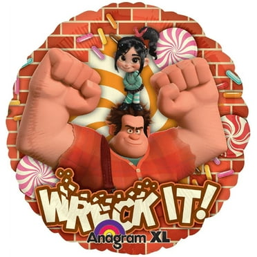 18′ WRECK IT RALPH Balloon • Party Supplies Decorations Foil Mylar Balloon