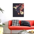thumbnail image 4 of KLL Watercolor Bald Eagle Print Canvas Wall Art, Canvas Painting Prints Canvas Art Wall Decor Home Decoration for Living Room Bedroom Office, 4 of 6