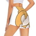 thumbnail image 3 of Vsdgher Prince Corgi Dog Print Women's Running Double Layer Shorts High Waisted with Pockets Elastic Yoga Workout Athletic Gym Sports, 3 of 8