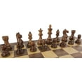 thumbnail image 4 of 4 QN Acacia Supreme Knight Staunton Wood Chess Set W/ 19" Walnut  Maple Board, 4 of 4