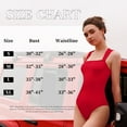 thumbnail image 3 of OQQ Women's Bodysuits Sexy Ribbed Strappy Square Neck Sleeveless Tummy Control Tank Tops Bodysuits, 3 of 7