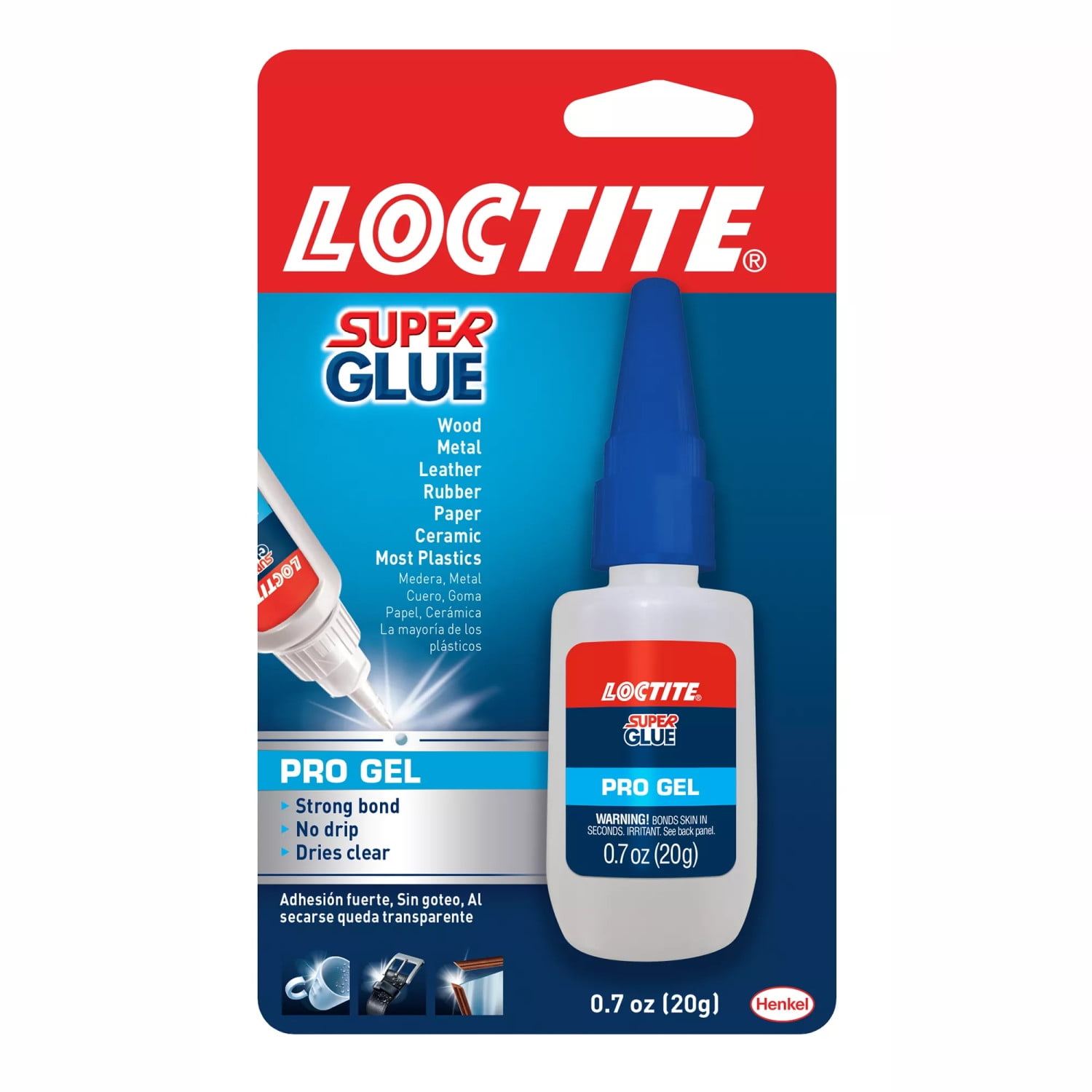 Loctite Super Glue Professional Gel, 1, Clear 20 g Bottle