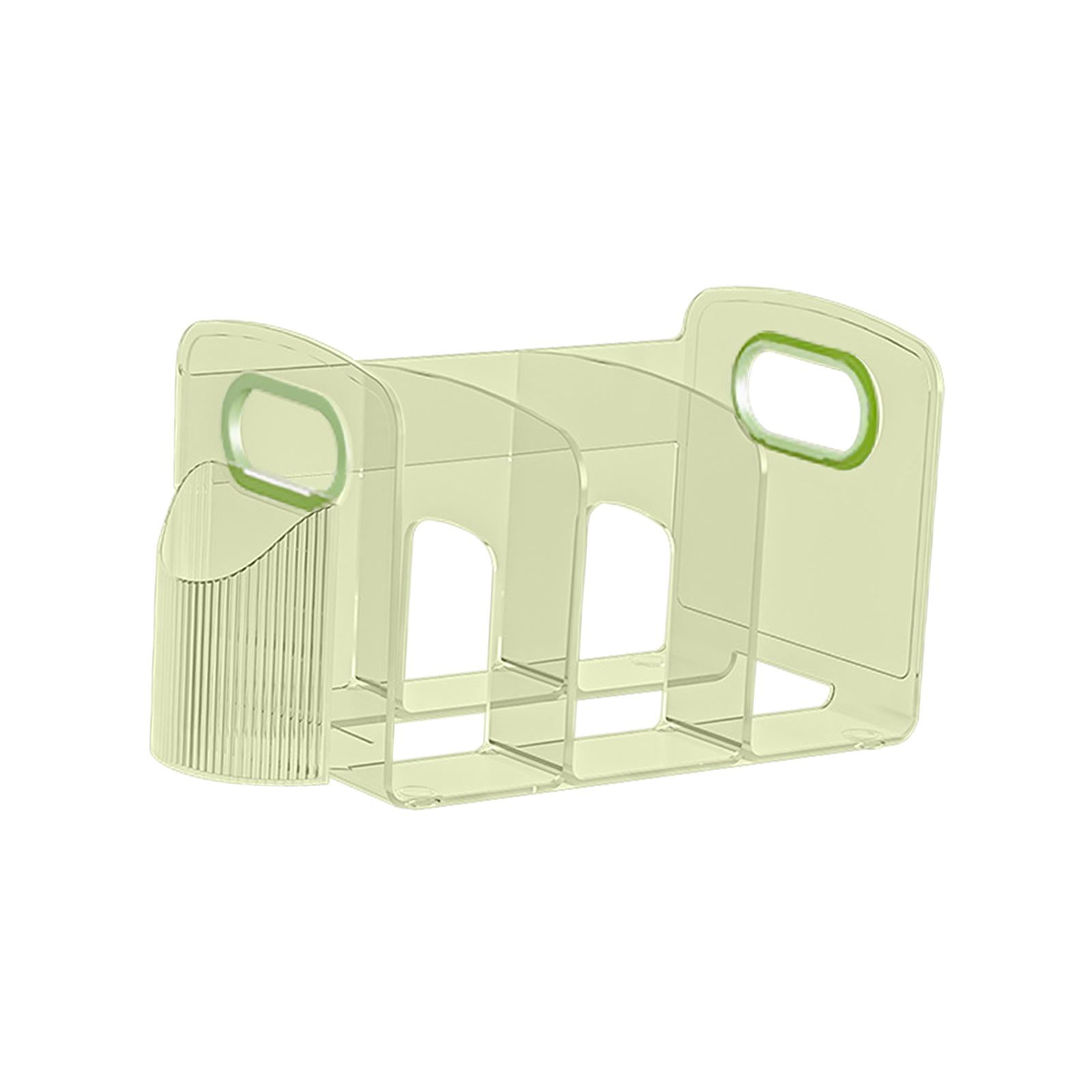 Tachiuwa File Holder Magazine Holder Divider Shelf Bookcase Purse Organizer File Folder Rack Desk Organizer for Home Classroom Desktop 28cmx14cmx15cm
